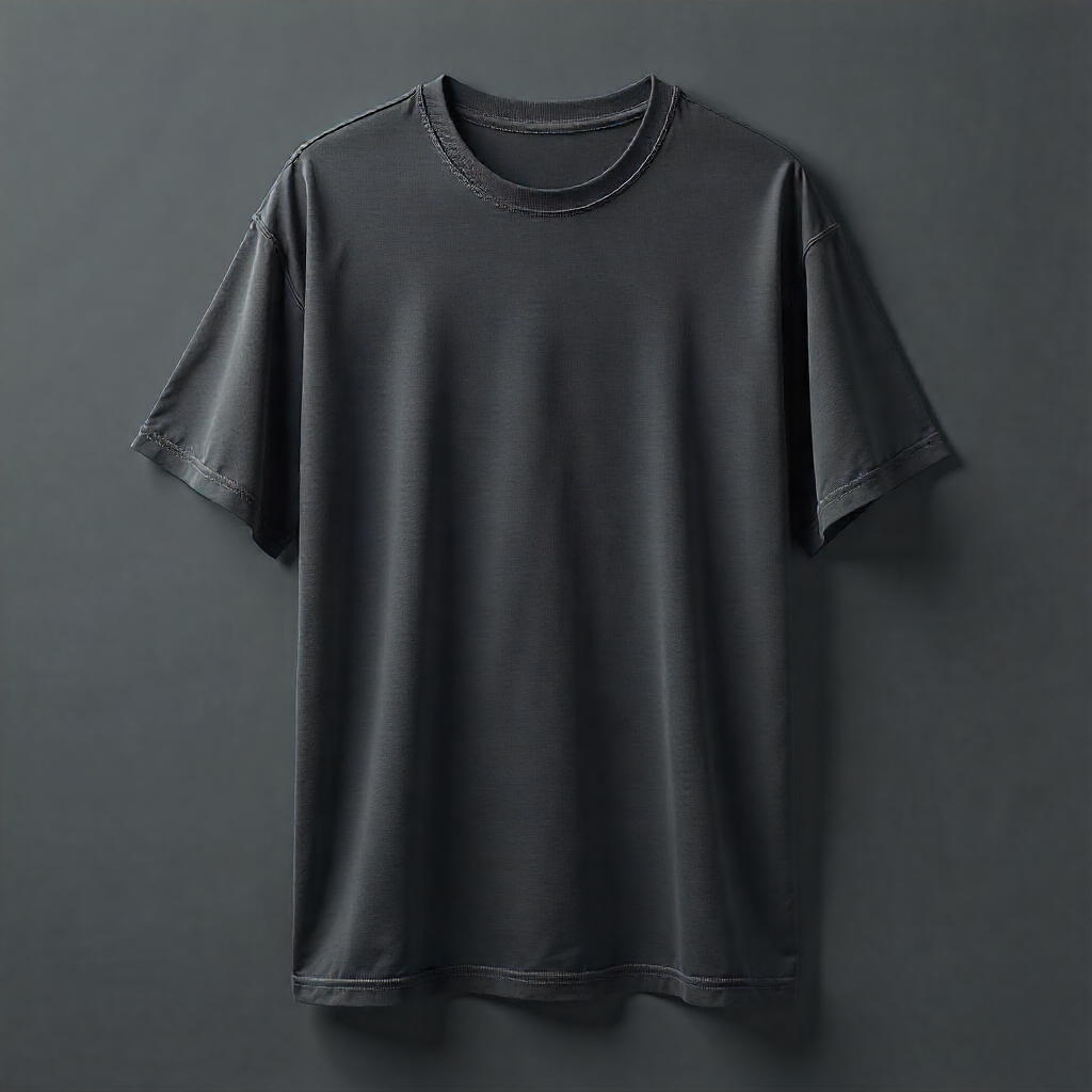 Acid Wash Tee – Charcoal