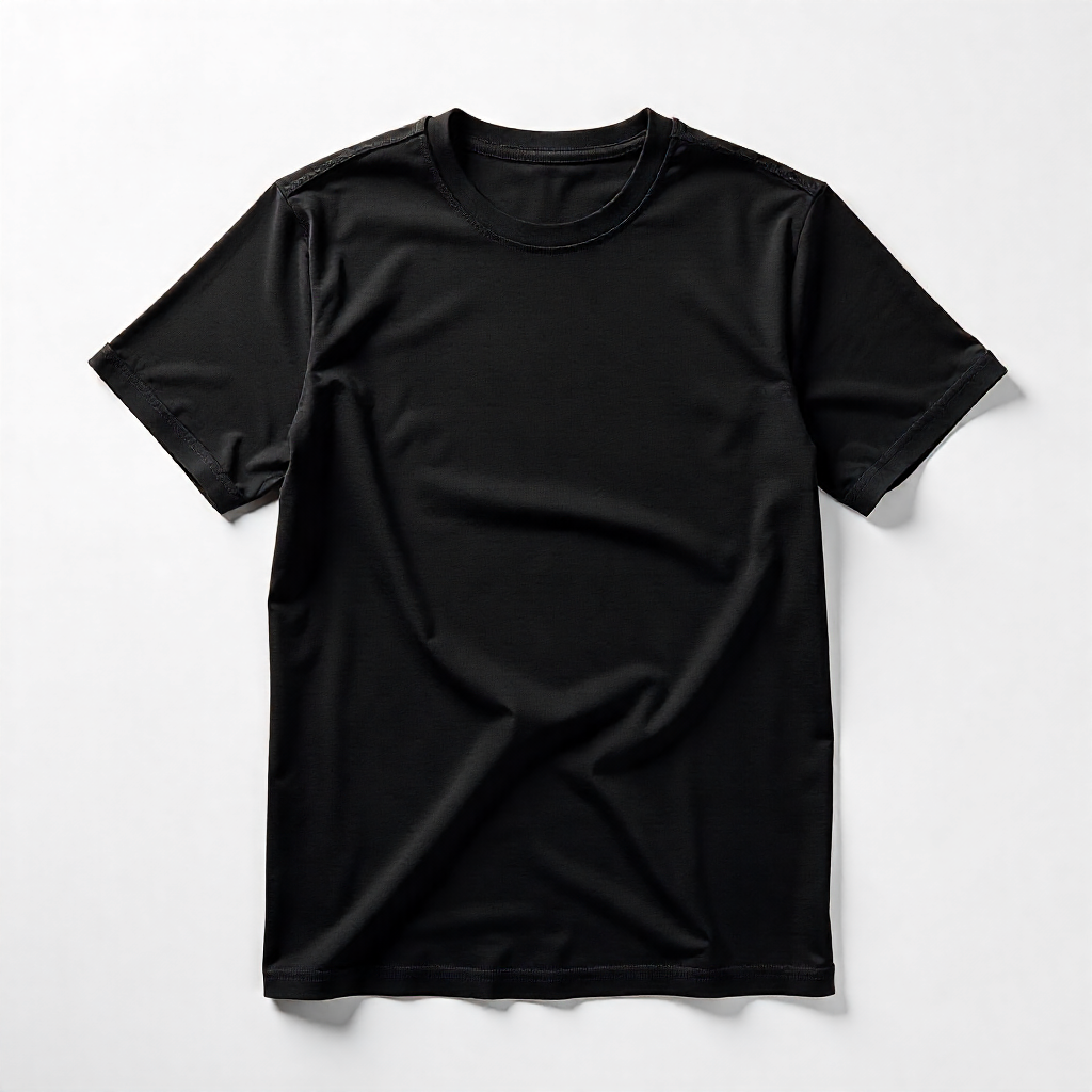 Acid Wash Tee – Washed Black