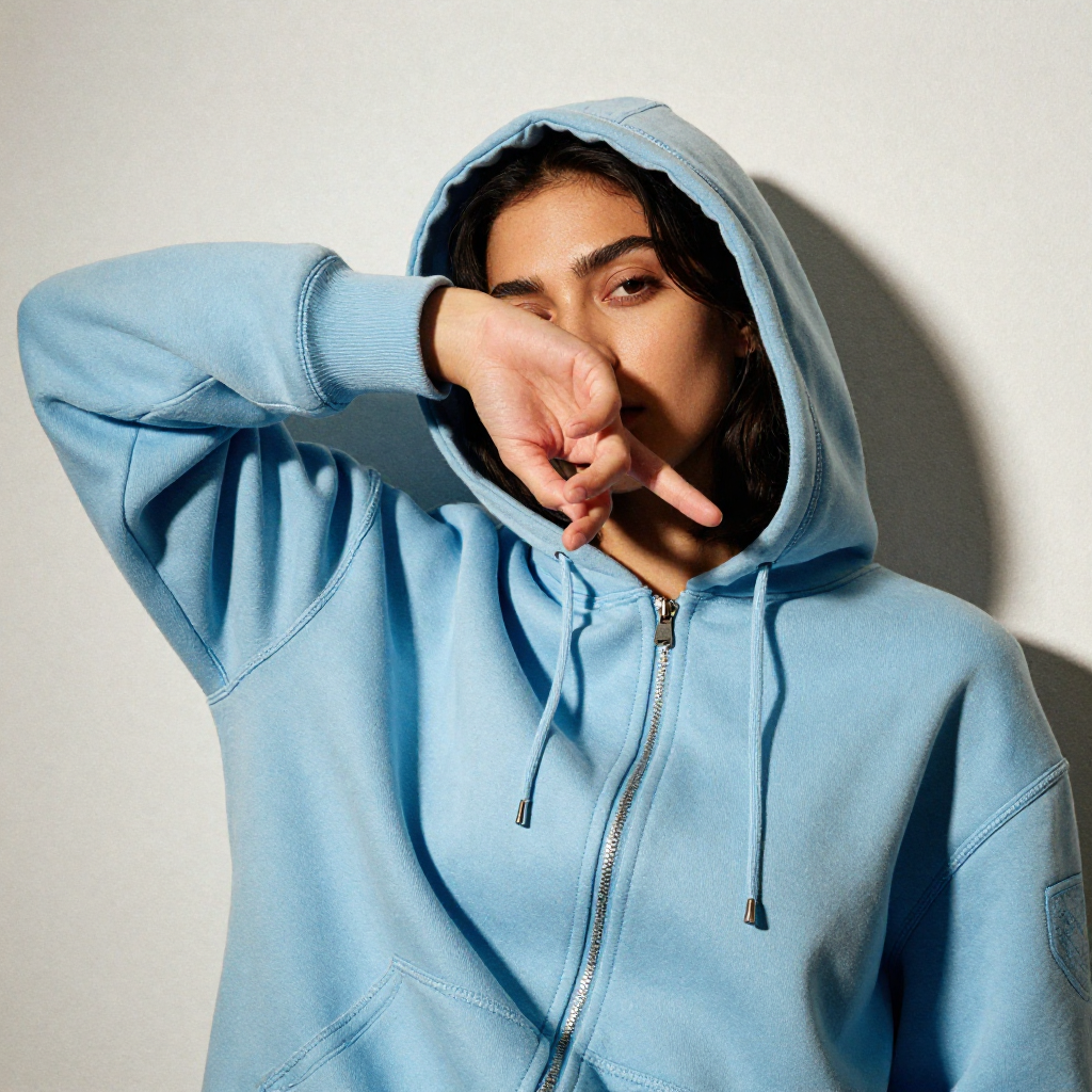 Women Hoodie - Beige