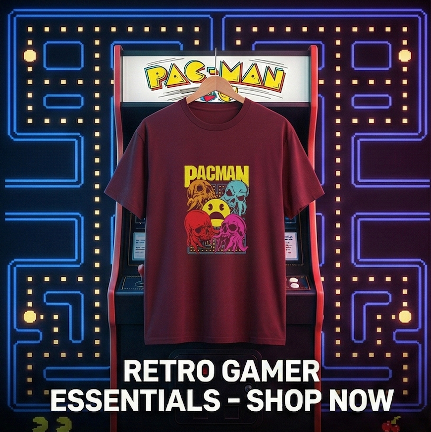 Level up your style with exclusive Pacman Tshirt
