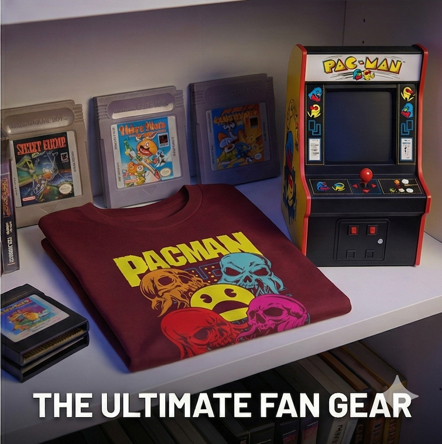 Level up your style with exclusive Pacman Tshirt